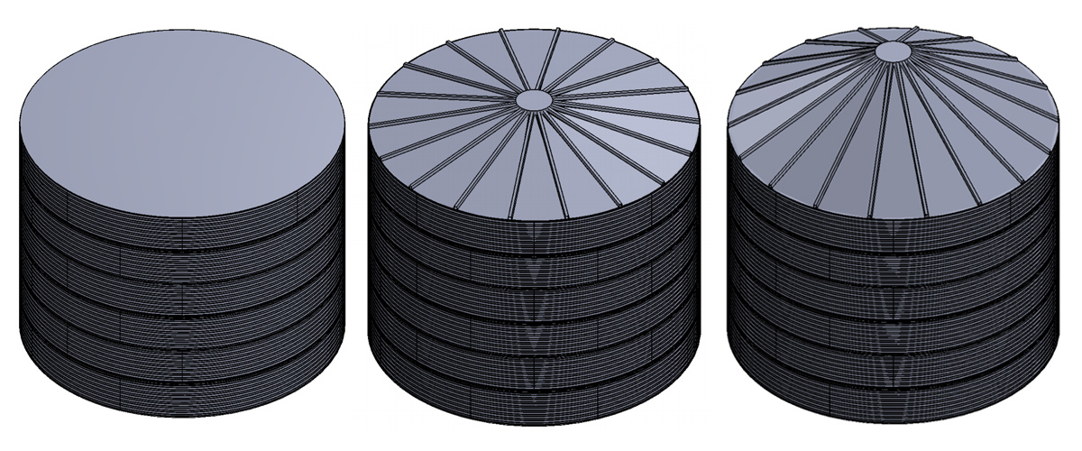 Tanques con techo 30°, plano, domo o invertido